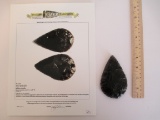 Obsidian Cascade Knife Point