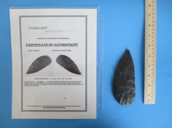 Fl. Clovis type arrowhead w/COA. - Fossils & Artifacts for Sale | Paleo  Enterprises