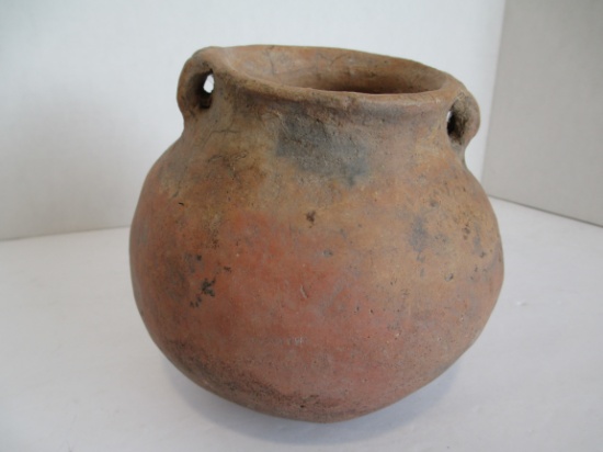 G-10 Two Strap Handle Pottery Jar