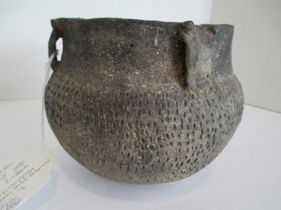 Four Handle Loop Punctuated Bowl