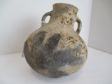 Two Lug Handle Pottery Water Bottle