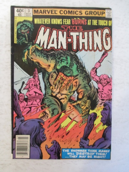 40 Cent THE MAN THING Marvel Comic