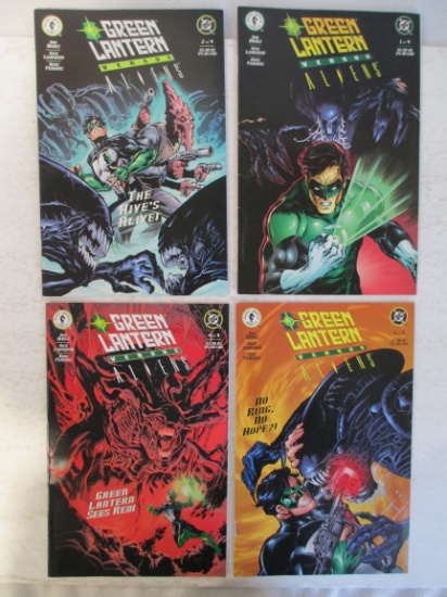 Green Lantern Versus Aliens- Dark Horse Comics- 1-4