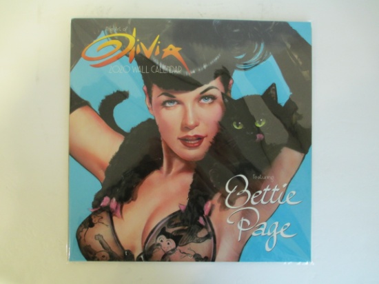 The Art of Olivia 2020 Wall Calendar featuring Bettie Page