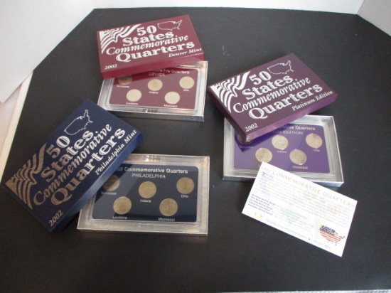 2002 50 States Commemorative Quarters-Lot of 3