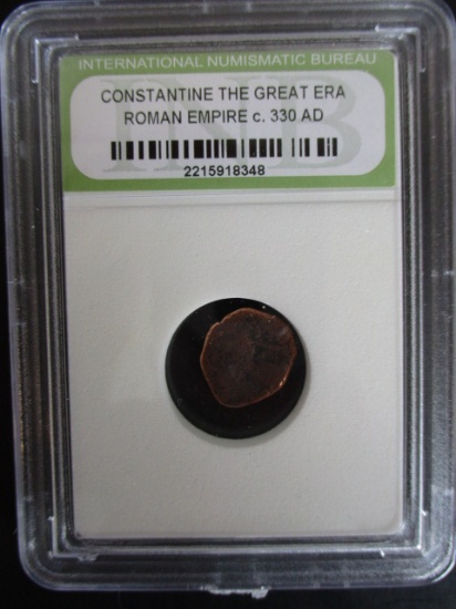 C. 330 AD INB Constantine The Great Roman Empire Coin