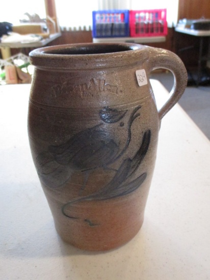 8 inch Ethan Allen Stoneware Pitcher