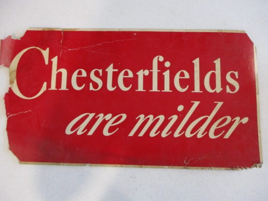 1940's Chesterfields Cigarette Advertising on Cardstock