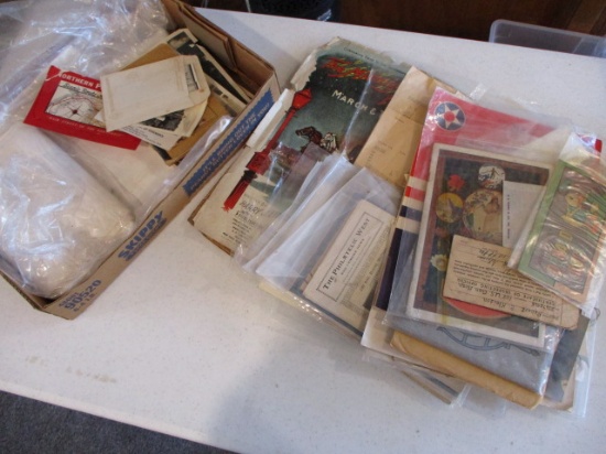 Large Ephemera Lots (A)