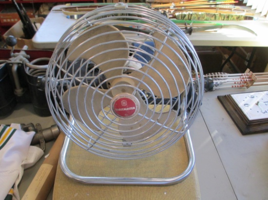 Toastmaster Vintage 4-Blade Fan with Chrome Stand