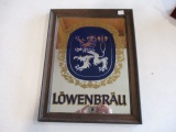 Lowenbrau Beer Advertising Mirror