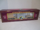 M.T.H. Electric Trains Union Pacific 75' Depressed Flat Car W/ Transformer