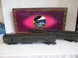 M.T.H. Electric Trains Santa Fe Green Madison Combine/Diner Set