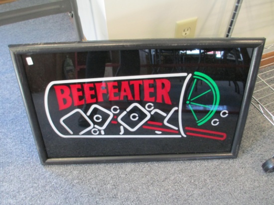 Beef Eater Light Up Advertising Sign