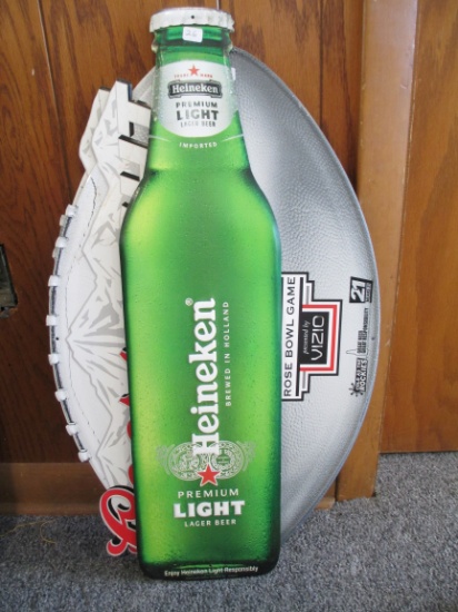 Heineken Light Tin Advertising Sign