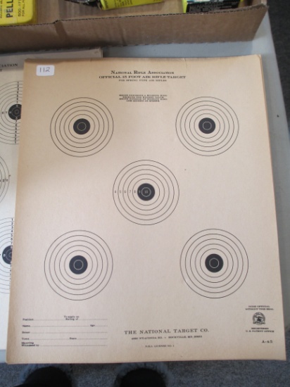 NRA/National Target Co. Offcial 15 Foot Air rifle Targets