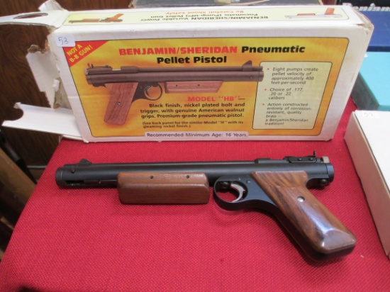 Benjamin/Sheridan "Model HB17" Air Pistol .177 Cal.