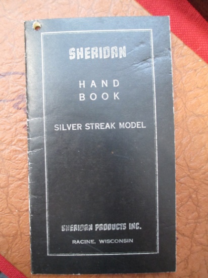 Sheridan "Silver Streak" Handbook Factory Error