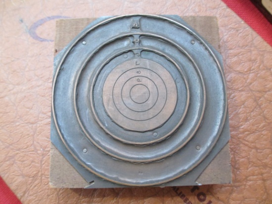 Original Sheridan Target Printing Block-B