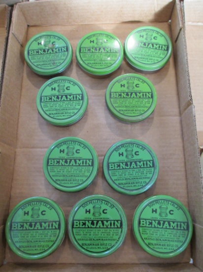 Benjamin HC .22 Cal. Air Rifle Pellets-Lot of 10