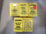 Sheridan/Benjamin Empty Containers-Lot of 5