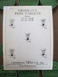 Crosman's Tojo Targets Advertising Card