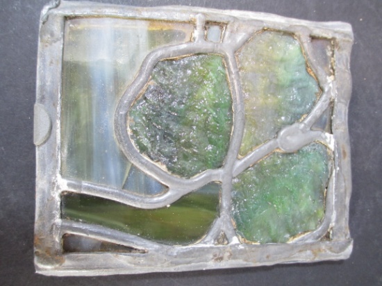 Stained Slag Glass Panel