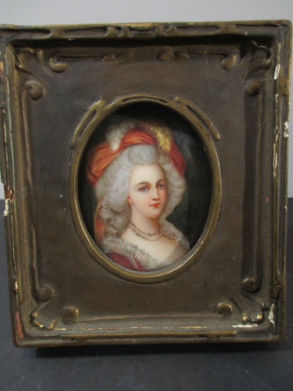 Early Hand Painted Miniature 18th Century