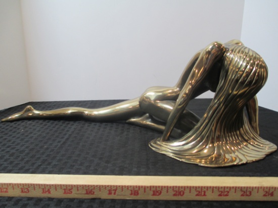 Special Item!!! Bennett Gallery Signed Bronze "Reflection" Nude Artist's Proof