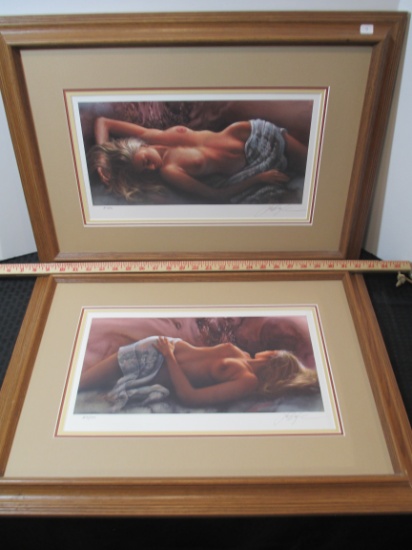 Pair of Signed/Numbered Nude Prints 217/400
