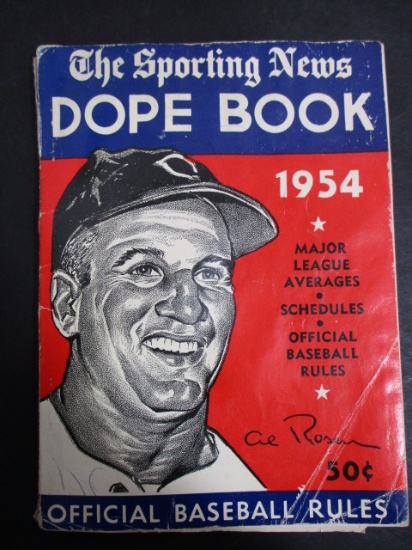 The Sporting News 1954 Dope Book of Official Baseball Rules