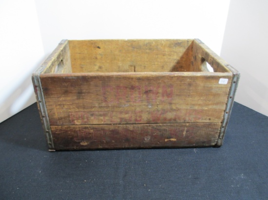 Crown Bottling Advertising Crate