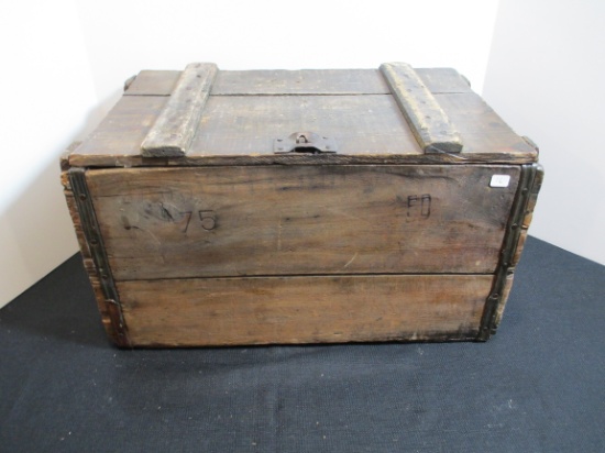Cassville Brewing Co. Advertising Crate with Hinged Lid