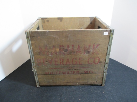 Marhank Beverage Co. Advertising Crate
