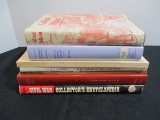 Civil War Hard and Soft Cover Books-Lot of 7