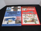 WWI and WWII War Plane and Fighter Pair of Hard Cover books