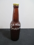 Fox Head Brewing Co. Embossed Bottle