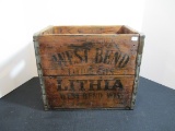 West Bend Lithia Brewing Co. Advertising Crate