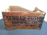 Semrad-Pusch Brewing Co. Advertising Crate