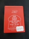 Vintage Sheridan Diablo Target 5mm Pellet NOS Containers