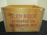 Glen Rock Beverage Co. Advertising Crate