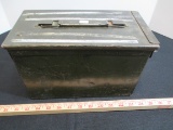 Metal Ammo Box with Contents