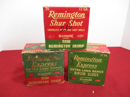 Remington Vintage Shot Shell Lot