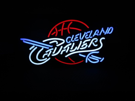NIB "Cleveland Cavaliers" Neon Advertising Light