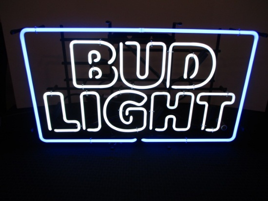 NIB "Bud Light Iconic" Neon Advertising Light