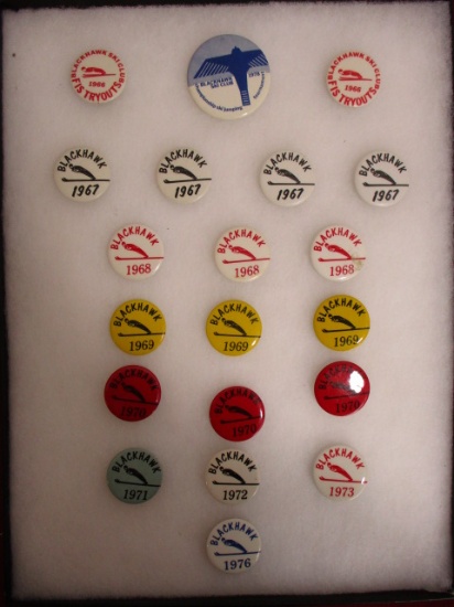 Wisconsin "Blackhawk Ski Jumping Club" Button Collection