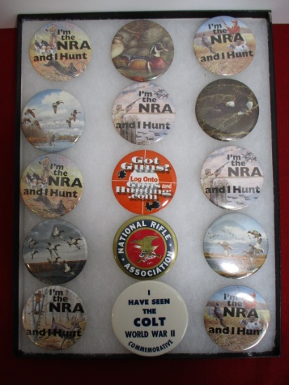 Hunting Related Mixed Button Lot-B