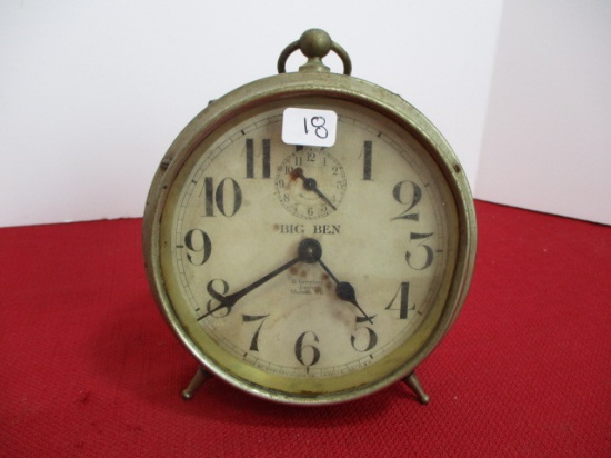 Westclox "Big Ben" Alarm Clock-B. Greenberg Jewelry-Madison, WI