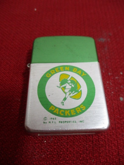 Storm King Green Bay Packers Pocket Lighter 1965