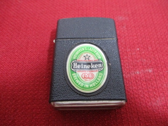 Heineken Zippo Style Pocket Lighter Made in Austria